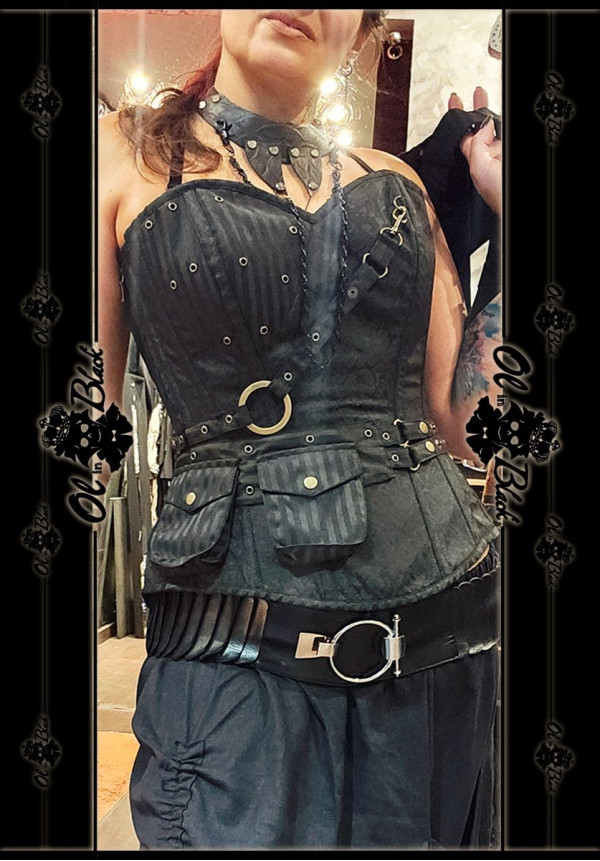 CORSET STEAMUNK CINTURON + BOLERO