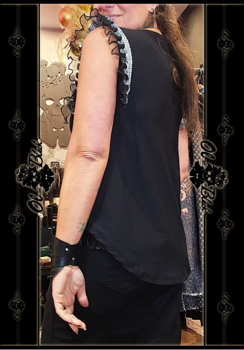 CAMISETA VOLANTES VICHY