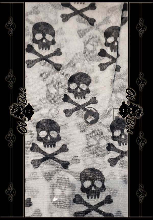 BUFANDA LIGERA CALAVERAS