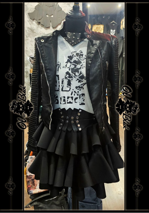 FALDA DE VOLANTES 3 CAPAS