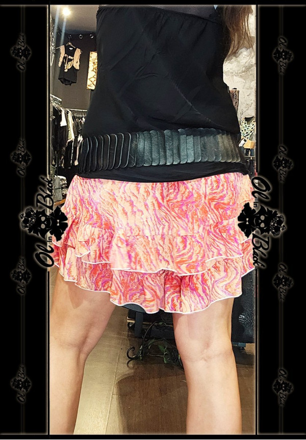 MINIFALDA PANTALÓN ESTAMPADA