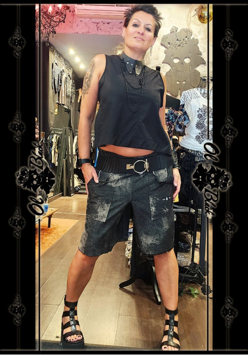 PANTALON CORTO DENIM