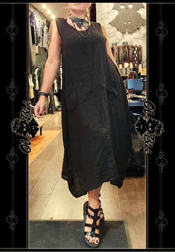 VESTIDO LINO OVERSIZE