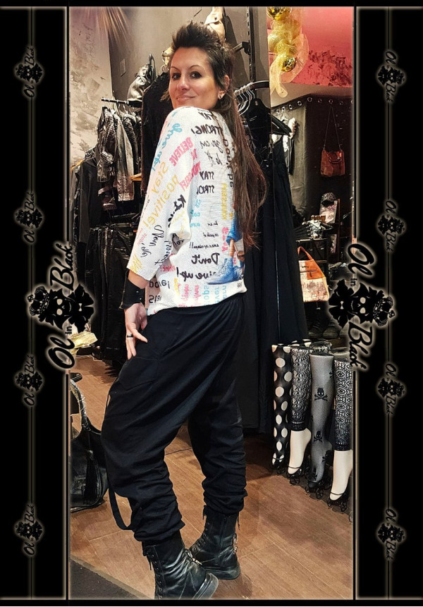 JERSEY FINO MANGA FRANCESA CHICA LETRAS