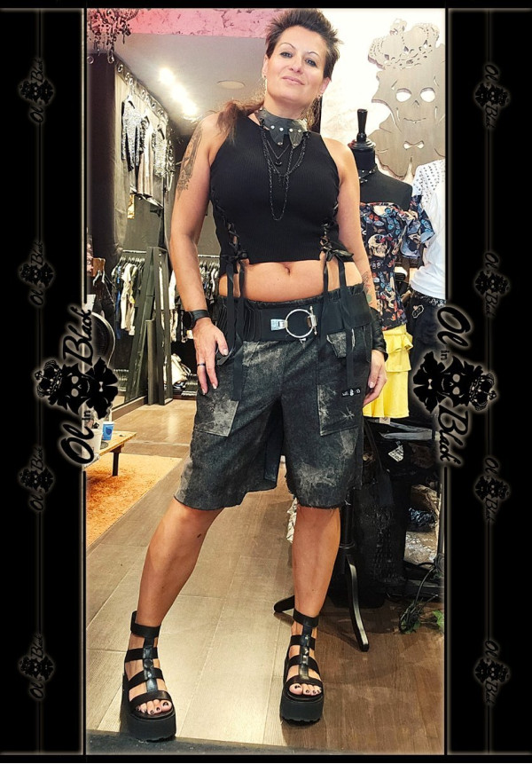 PANTALON CORTO DENIM