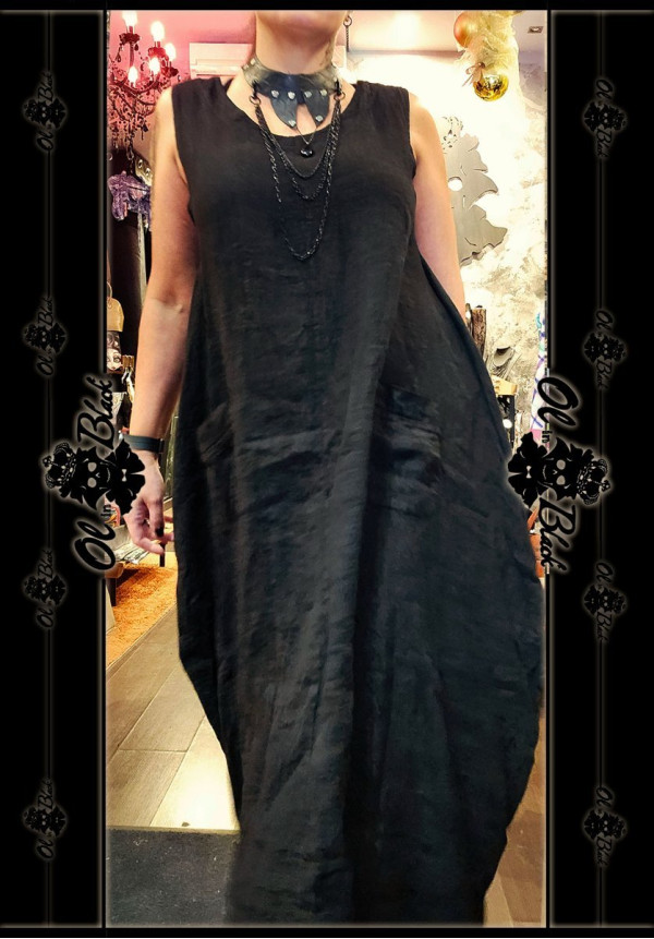 VESTIDO LINO OVERSIZE