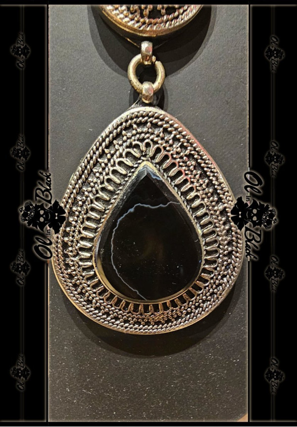 COLLAR ONIX 2 PIEDRAS