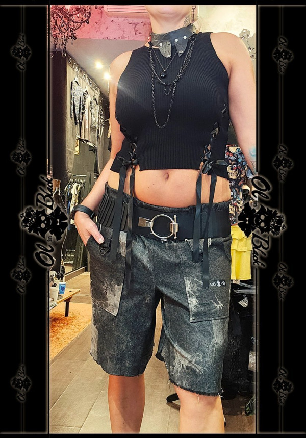 PANTALON CORTO DENIM
