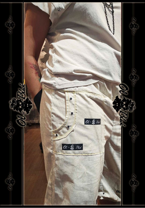 PANTALON RODILLA PIEDRA-ROSA NEGRA