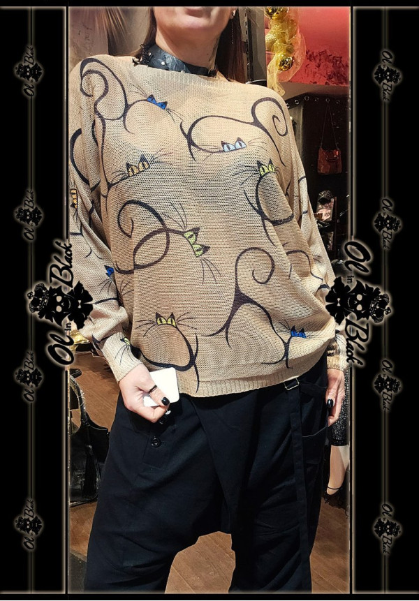 JERSEY FINO MANGA LARGA GATOS