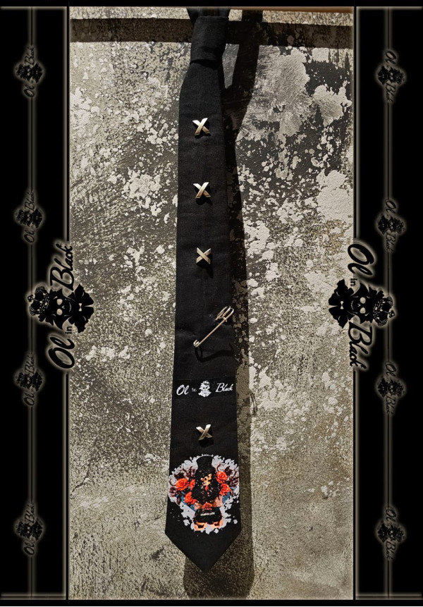 CORBATA NEGRA ROSES
