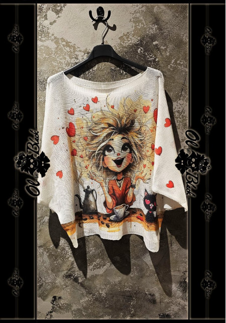 JERSEY CHICA Y GATO