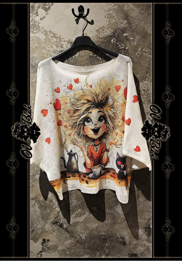 JERSEY CHICA Y GATO