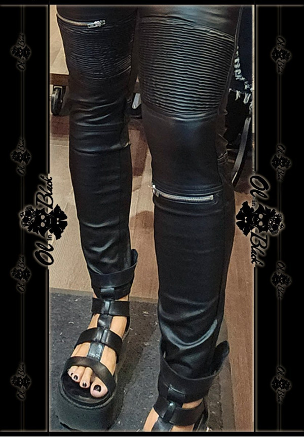 PANTALON SKINNY CREMALLERAS